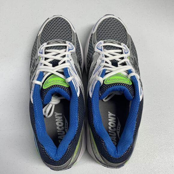 Saucony Progrid Omni 9 Grey Slime S70739 59 Size 11 Mesh Runner Blue Green main image 6